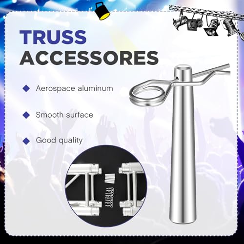 Tandefio 30 Sets Cotter Pins Assortment Kit with R Clip Heavy Duty Hitch Pins Truss Accessories for Hitch Lock Systems