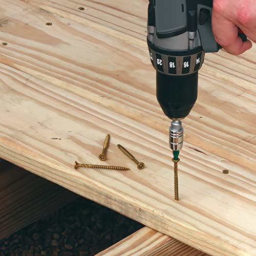 GRK 772691021779 Multi Purpose R4 Screws, 6 Inch, Gold