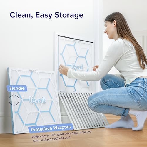 Levoit 16x25x1 Air Filter MERV 11, 2 Pack 16×25×1