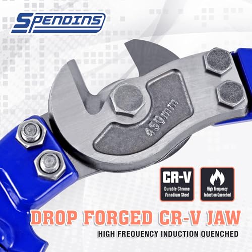 18" Wire Rope Cutter, Hardened Cable Cutter Cuts Up to 5/16" 18 INCH