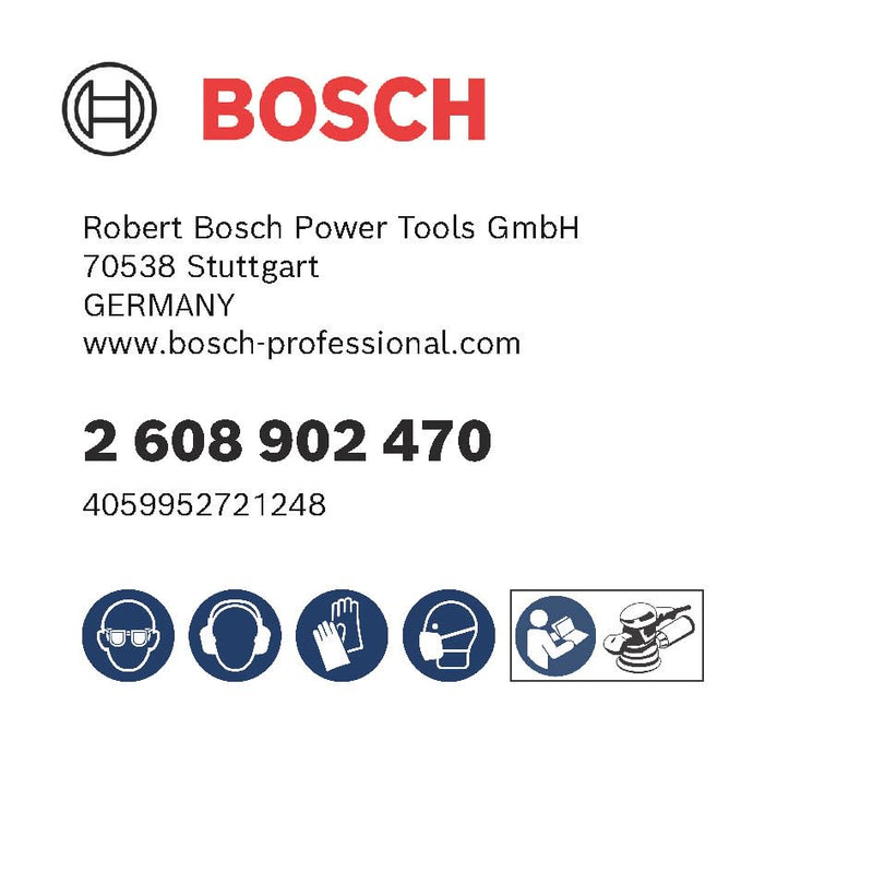 Bosch 55 x Expert O780 Foil Sanding Discs Set, 150 mm, 55-Piece (for Hardwood, Paint on Wood, Diameter 150 mm, Grit 5 x 60, 15 x 80, 15 x 120, 15 x 180, 5 x 240, Professional Accessories Random Orbital Sander) Körnung 60/80/120/180/240 Set | Ø 150 mm