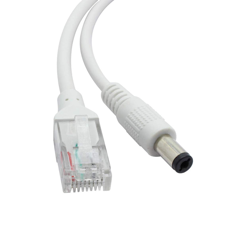 ANVISION 4-Pack Active 48V to 12V Waterproof PoE Splitter Adapter, IEEE 802.3af Compliant 10/100Mbps, for IP Camera AP Voip Phone and More, White