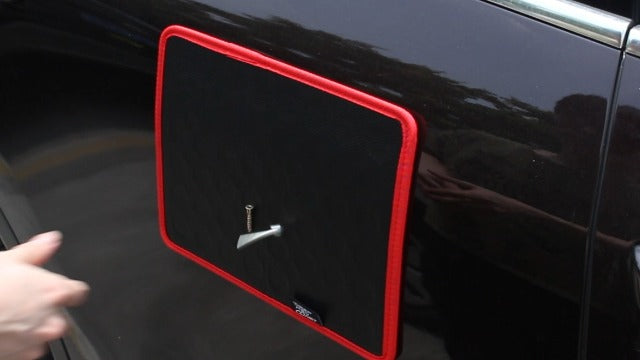 3 Piece Magnetic Tool Mat, 40 lbs Magnetic Tool Holder Red