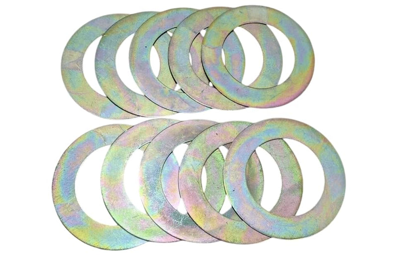 Bucket Pin Shims Spacer Washer Size 135mm x 90mm x 2 Mm Set of 10 Pcs Fits and Compatible with Various Earthmoving Machines and Excavator Machine