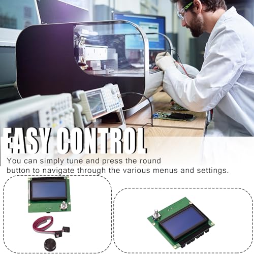 LCD Display Screen Replacement for Ender 3 and Ender 3 Pro, 3D Printer Control Screen with Cable