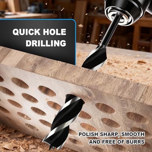 1-1/8" x 24" Auger Drill Bit with SDS Plus Shank for Wood 1-1/8"x24"