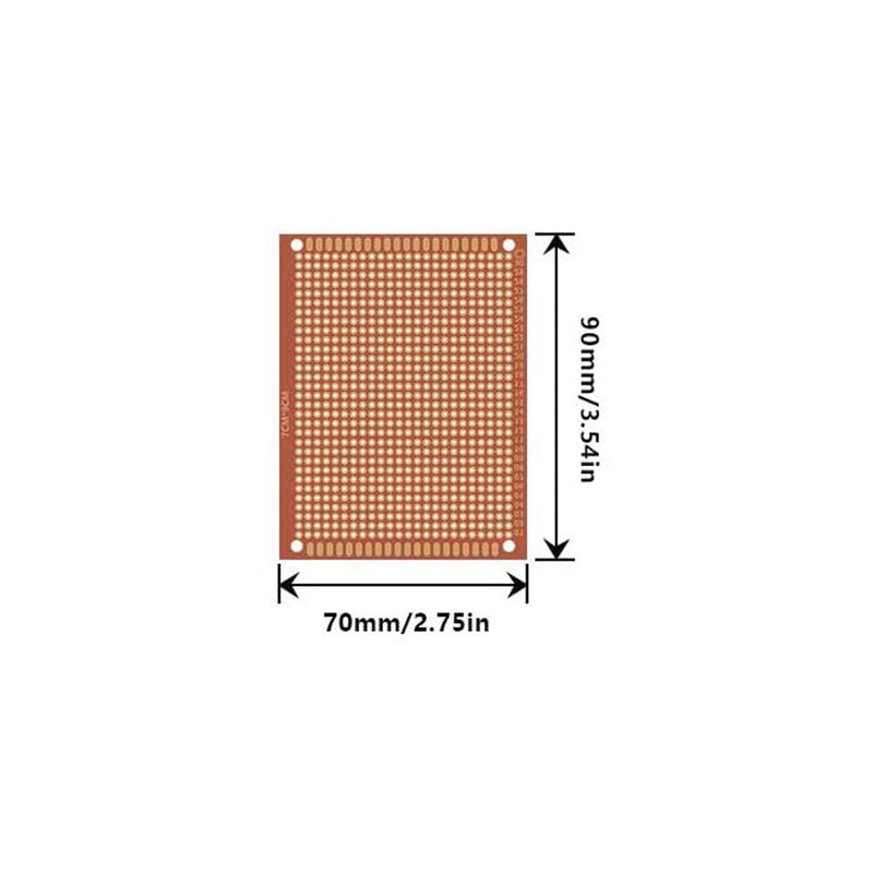 GTIWUNG 10 pieces PCB board prototype hole grid board kit, universal circuit boards, 7 x 9 cm circuit board universal PCB prototype board for prototyping and electronic creation of projects 10 pieces PCB prototype universal board 7 x 9 cm