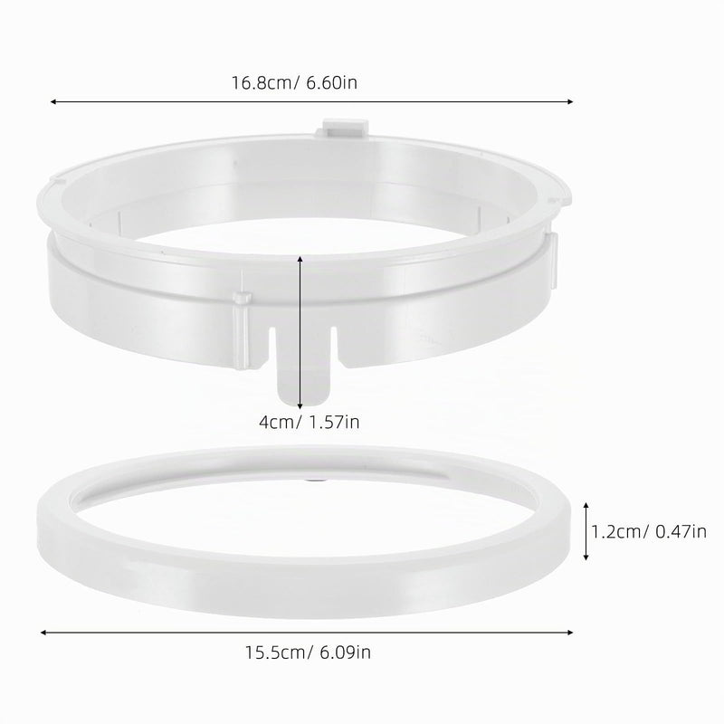 Abaodam Connection adaptor, perfect fit hose adapter | For mobile air conditioning 35, 6.6 inch exhaust coupling with 150 mm locking ring for air conditioners