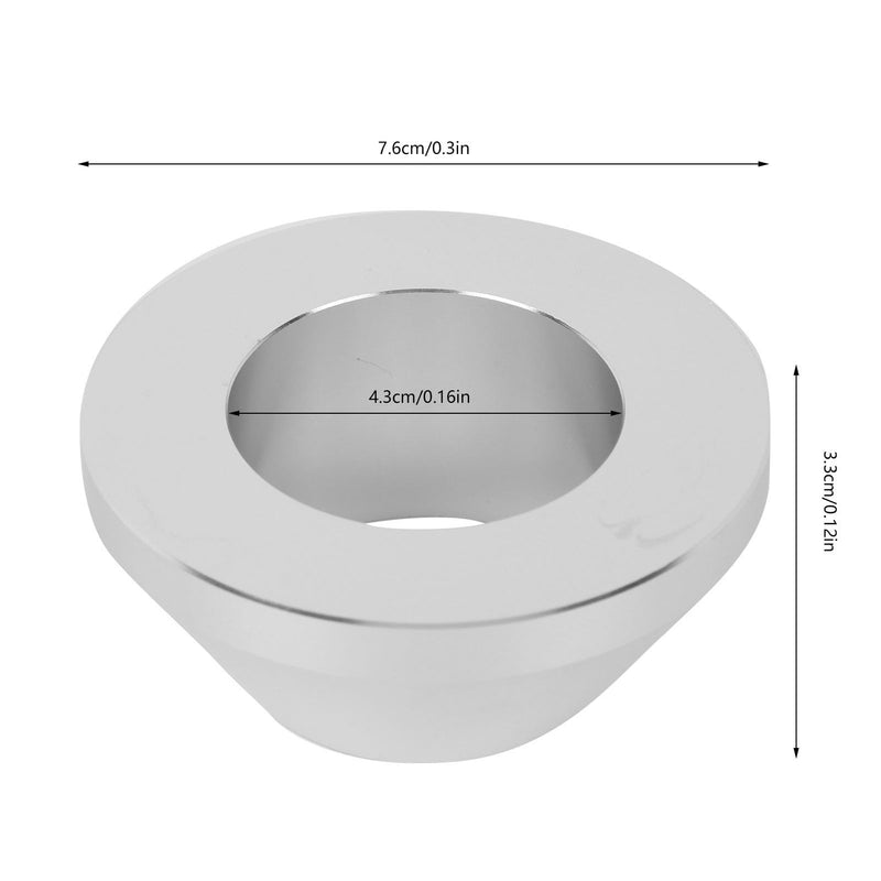 Keenso Tire Changer Centering Cone - Billet Aluminum Manual Tire Changer, Wheel Protector, Silver Matte Finish Manual Tire Changer Adapter, for 1.67in Diameter Center Post Car Truck
