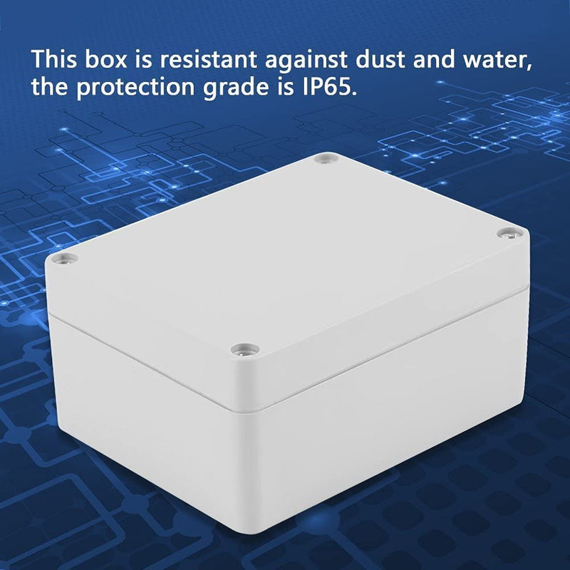 Junction box, 15 size selection, junction box, waterproof IP65 junction box, surface-mounted junction box, ABS electrical junction boxes, DIY plastic case, distribution box (11.5 x 9 x 5.5 cm), 115 x 90 x 55 mm