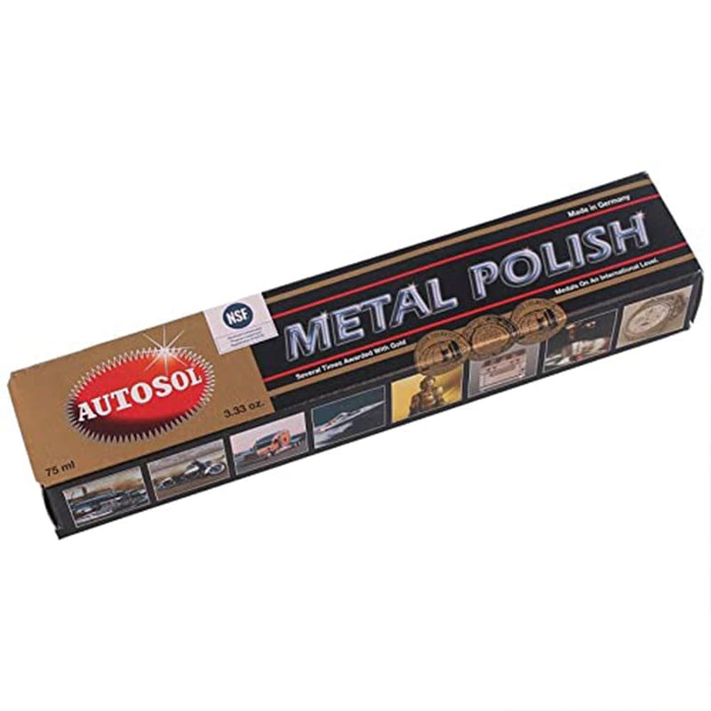 Autosol - Edel-Chromglanz 75ml Metal Polish Metallpolitur 2.54 Fl Oz (Pack of 1) black