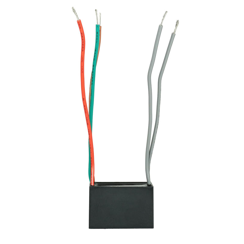 YukiHalu Ceiling Fan Capacitor CBB61 4uF + 4uF + 2.5uF 5 Wire 250V Compatible with New Harbor Breeze Hunter and Others
