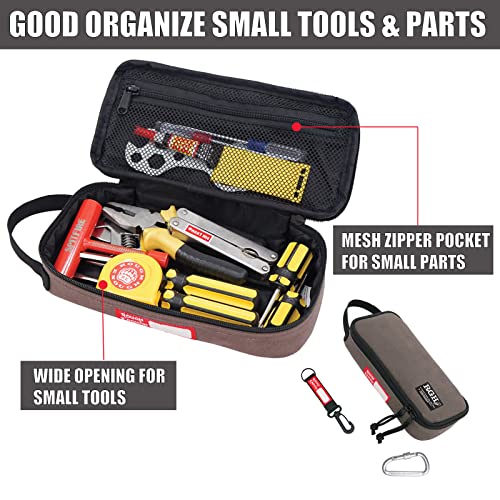 Rough Enough Small Tool Bag Portable Tool Box EDC Pouch Organizer with Handle