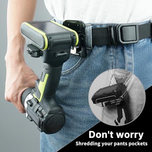 MELOTOUGH Drill Holder for Tool Belt, Drill Clip,Tape Holder for Tool Belt,Tape Measure Holder