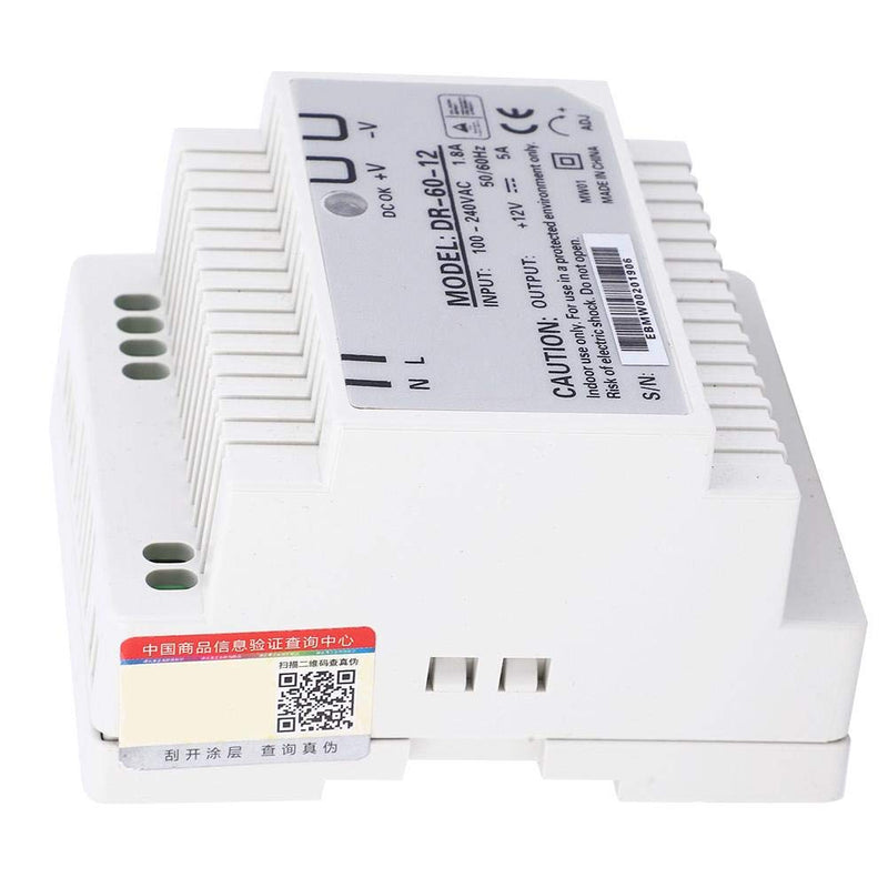 DR 60-12 AC/DC 60W 100-240V transformer DIN rail power supply industrial power supplies PWM control with one output high-precision DIN rail (DR 60-12) DR-60-12