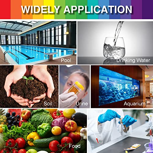 pH Test Strips, 1600 Strips Full Range Soap Making Testing Strips 20