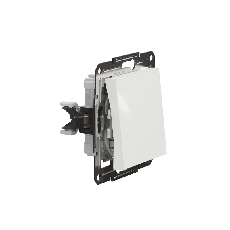 Schneider Electric Asfora EPH0170121D on/off switch 10 AX - 250 V, flush-mounted, plug-in terminals, white