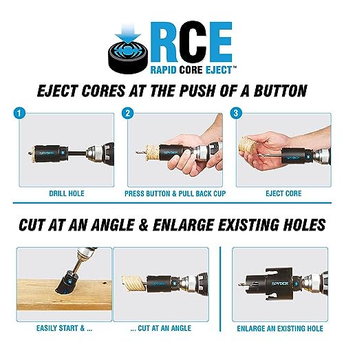 Spyder 600052 Rapid Core Eject Hole Saw, 6-Inch
