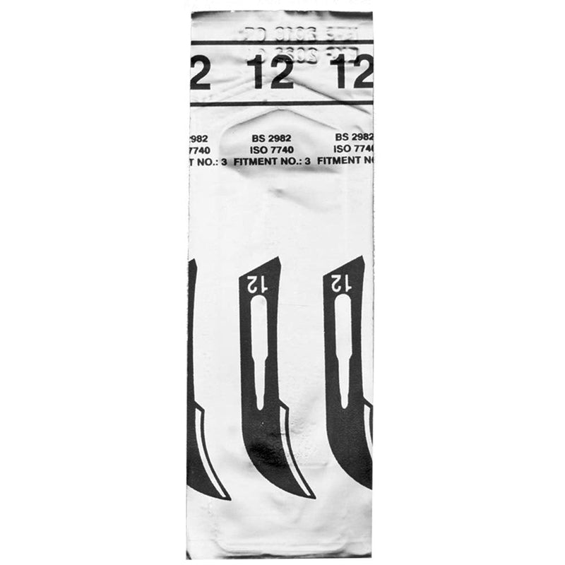 May 10 pieces of scalpel blades figure 12 made of carbon steel for scalpel holder No. 3 - replacement blades individually sterile packed