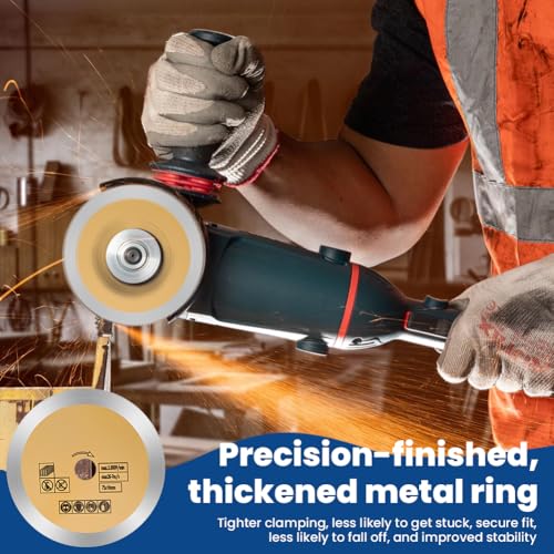 Cutting Discs, Pack of 10, 76 mm, 4 Types Cutting Discs | Flap Disc Set for Mini Angle Grinder, Discs, Sanding Discs for Metal Steel Iron Stainless Steel Wood Ceramic Tile 76mm 10 pieces