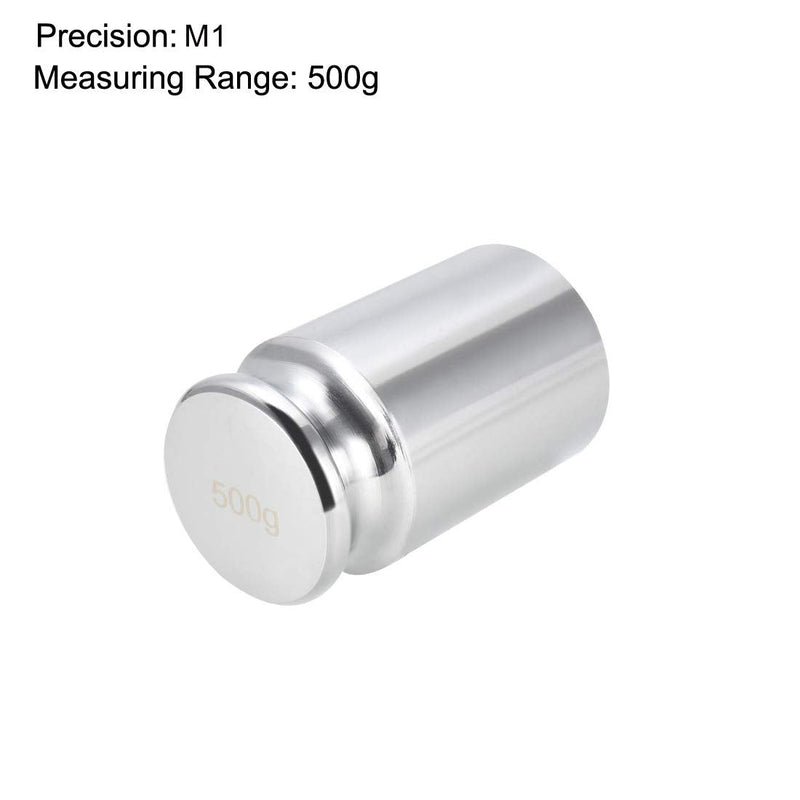 sourcing map 2pcs gram calibration weight 500g M1 precision steel chrome plated digital scales