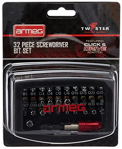 Armeg SDBSET32 Screwdriver Bit Set (32-Piece)