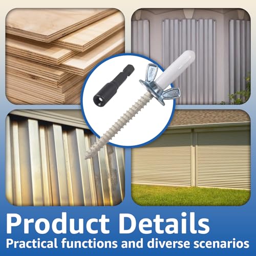 30-Pack 1/4"-20 x 2-1/4" Male Hurricane Anchor Kit