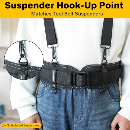 MELOTOUGH Padded Tool Belt,Heavy Duty Tool Belts and Cordless Drill Holder