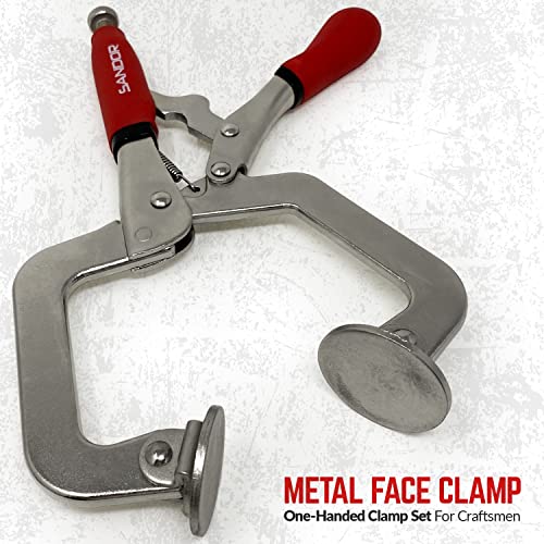 3" Metal Face Clamps for Woodworking - (Pack of 2)
