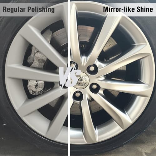 2PCS 8" Airway Buffing Wheel with 5/8" Arbor Flange-Free Hub，White Buffing Wheels for Angle Grinder, Mirror-Like Finishing Polishing Wheel for Aluminum Wheels Stainless Steel Chrome Super Fine-2pcs