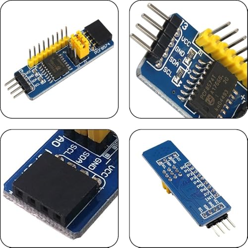 12pcs PCF8574 IO Expander I/O Expander I2C Bus Evaluation Development Module PCF8574 Module is Suitable for Arduino