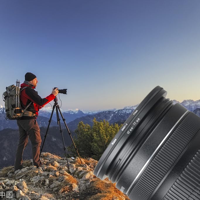 72mm lens to 62mm Camera Lens Adapter 72mm to 62mm Step Down Ring Adapter Ring for all brands of UV ND CPL, with premium lens wiping cloth 2 pack (72mm-62mm) 72mm-62mm