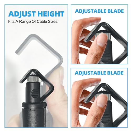 Round Cable Stripper Tool【3/16"–1 1/8" Dia, Adjustable Depth】2 Pcs 2