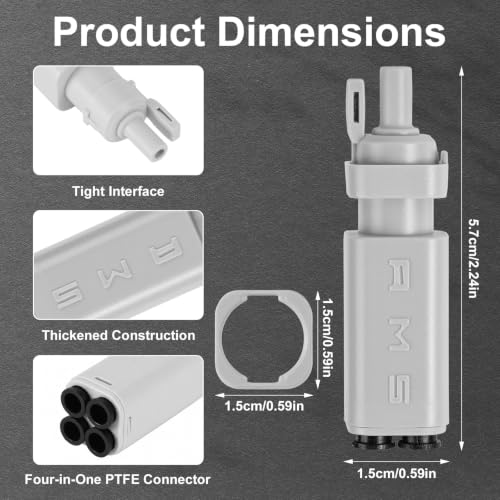 2 Sets Filament Hub Five-Way Component Kit for Bambu Lab A1/A1 Mini