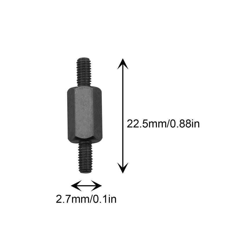 DGZZI 1 Set CPU Cooler Screws H60 H100i H115i H150i RGB Platinum Integrated Water Cooling Fasteners Liquid CPU Cooler Screws Corsair Platinum XT1700 Studs Silver