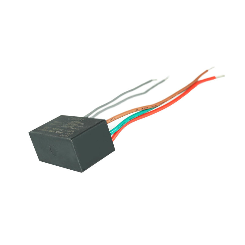YukiHalu Ceiling Fan Capacitor CBB61 4uF + 4uF + 2.5uF 5 Wire 250V Compatible with New Harbor Breeze Hunter and Others