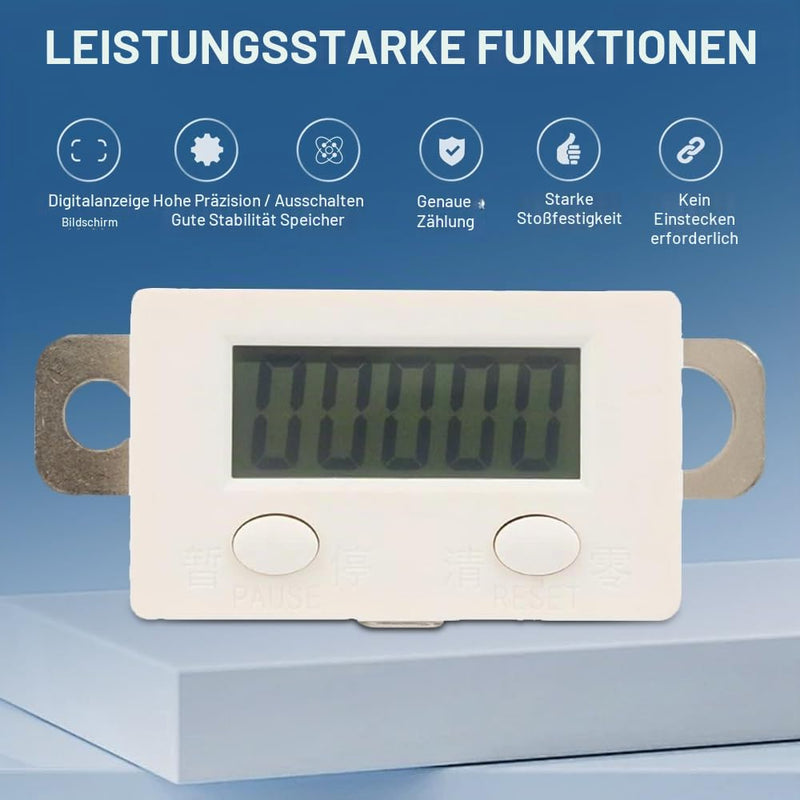 Digital Counter, 5 Digit Magnetic Induction Counter, 0-99999 LCD Electronic Counter, Distance Within Magnetic Induction 5-10mm