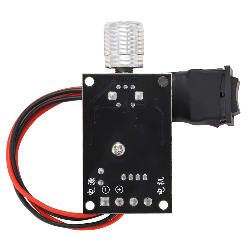 Greluma 1 Piece 6V 12V 24V 3A 80W DC Motor Speed Controller (PWM) Adjustable Reversible Motor Driver Switch DC Motor Speed Controller 1-1
