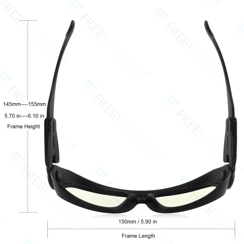 FreeMascot OD 6+ 9000nm-11000nm / 10600nm Wavelength CO2 Laser Safety Glasses Style 1b