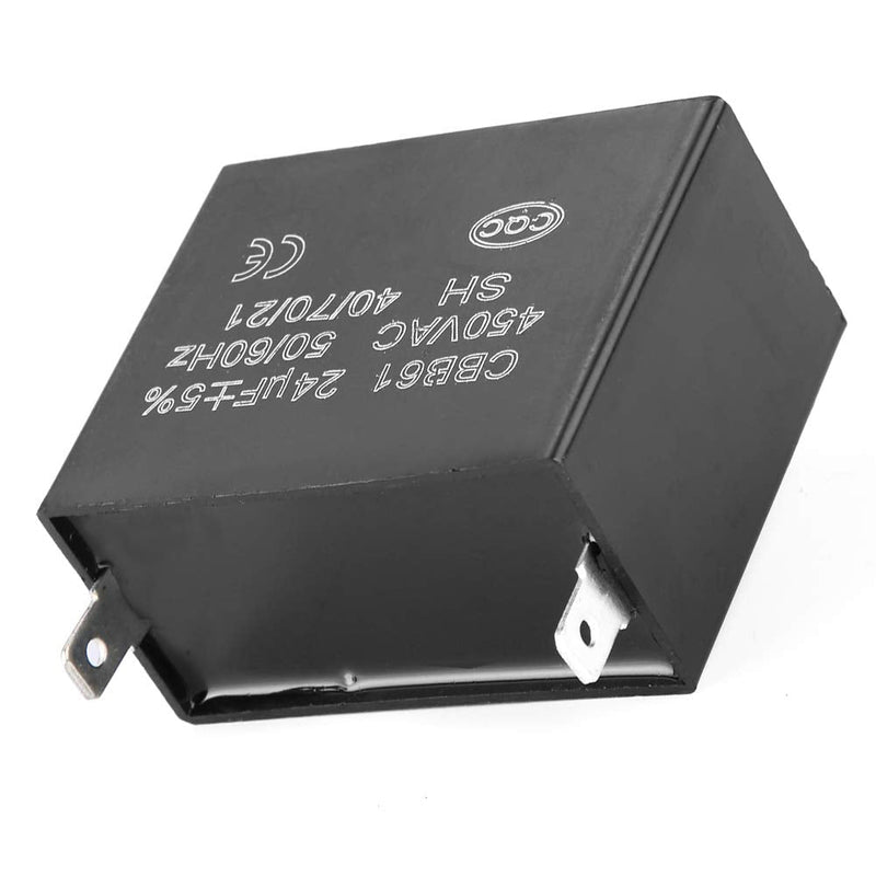 CBB61 capacitor 450V AC 24uF 50Hz/60Hz for 400/350/300/250VAC UL/RU ratings