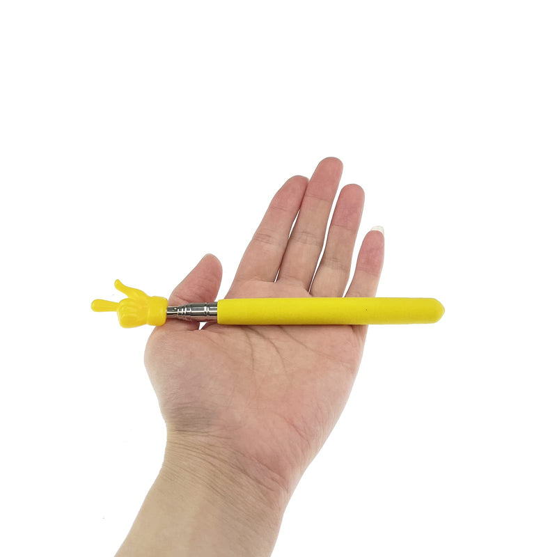 16 Pieces Telescopic Teacher Pointer Finger Pointer Stick for Teachers Coach Presenter, Extends to 21.7 Inches (8 Colors) 8 Colors