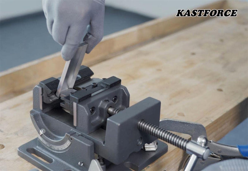 KF5007 4 Inch 100mm Vise Mount Metal Brake Bender Attachment Bending Max Capacity 14 Gauge 2mm Mild Steel 1/8" Aluminum 4inch