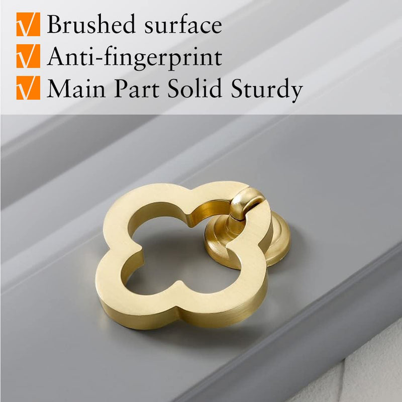 12 Pack 55mm Cupboard Knobs Cabinet Knobs, Gold Zinc Alloy Dresser Drawer Knobs with Screws for Kitchen&Bathroom（Gold,12 Pack） 12