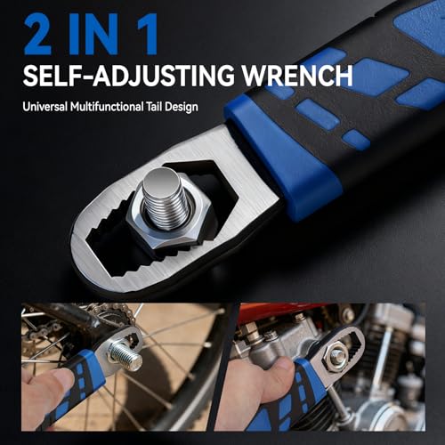 DISEN 4PCS Self Adjusting Pipe Wrench 6”, 8”, 10”, 12” 6/8/10/12 inches