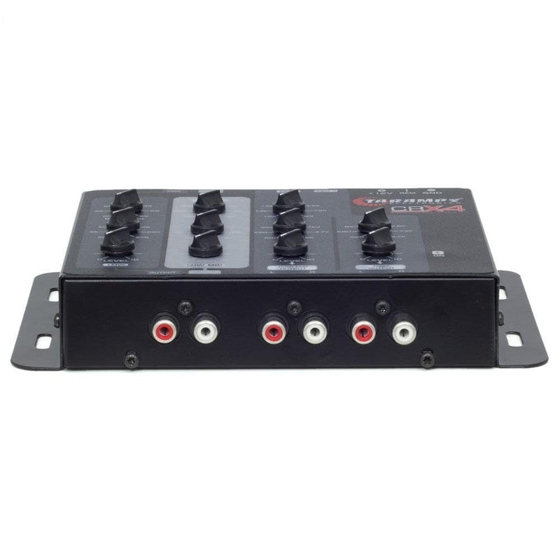 Taramps Crx4 Electronic 4 Way Crossover Rca Channels 8 Volts Rms Car Audio Processor Stereo Equalizer Great for Low/High with Bass Boost, Compact Size Standard Packaging