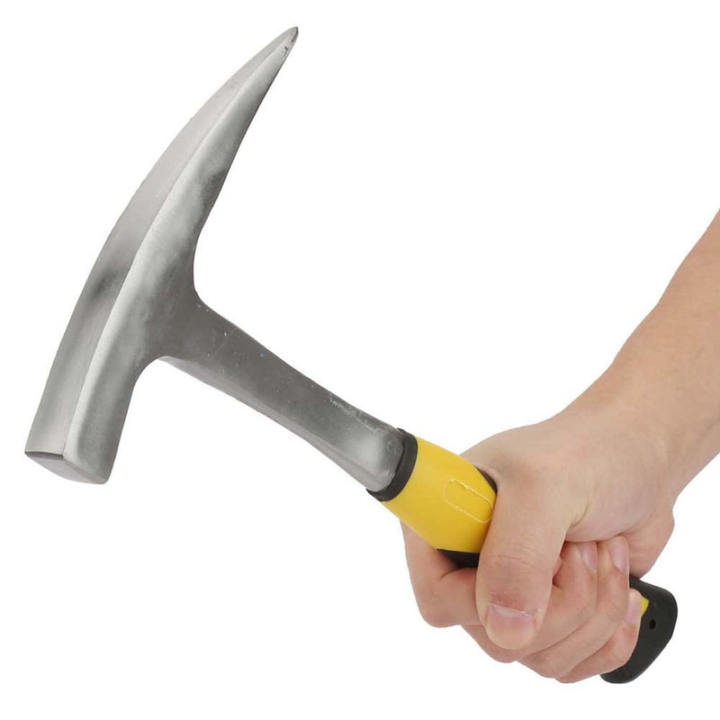 Chisel, Geological Hammer, Stone Hammer, Geologist Hammer, Hammer for Breaking Bricks, Geology Hammer, Double Head Duckbill Hammer for Geological Investigations with Flat Mouth (S) S