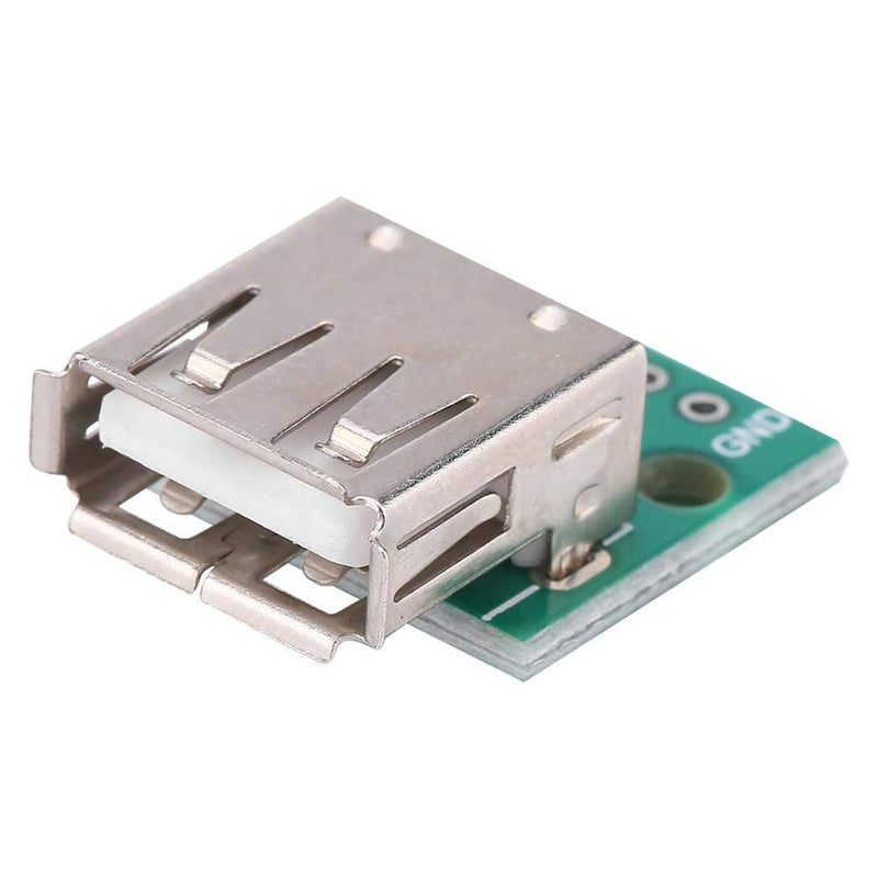 Keenso USB Breakout Board Pack of 10 USB Type A Female Breakout Board 2.54 mm Pitch Adapter Plug DIP