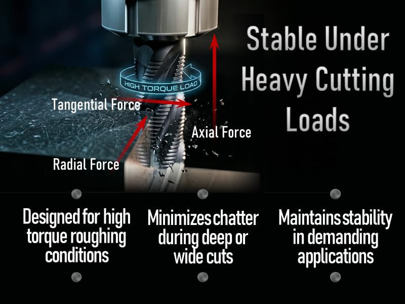 Accusize Industrial Tools 1/2'' Fine Tooth M42 8% Cobalt Tialn Roughing End Mill, 1/2'' Shk Dia, 2'' Flute Length, 4'' Oal, 4 Flute, 1104-0120 | Fine Tooth, M42 8% Cobalt, TiAlN Coated, 4" OAL, Single End, Center Cutting
