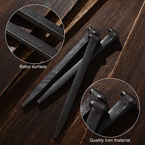 Sosation 12 Pcs Jesus Crucifixion Nails Christ Wrought Iron Nails, 6 Inch