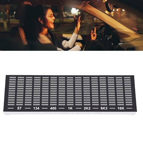 Fockety LED Display, Audio Spectrum Analyzer Display, USB LED Music Spectrum for Car Playroom, Precise Sound Level Meter for Musicians and Audio Enthusiasts